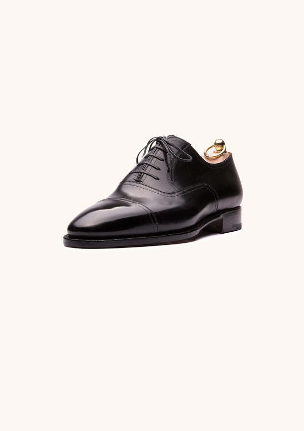 Black Cap Toe Oxfords