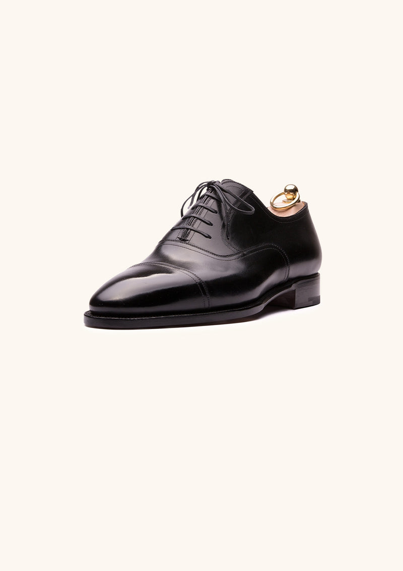 Black Cap Toe Oxfords