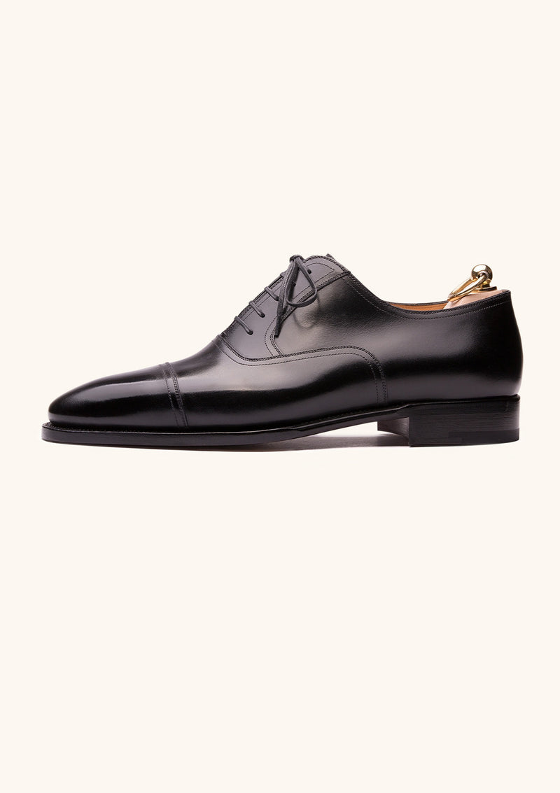Black Cap Toe Oxfords
