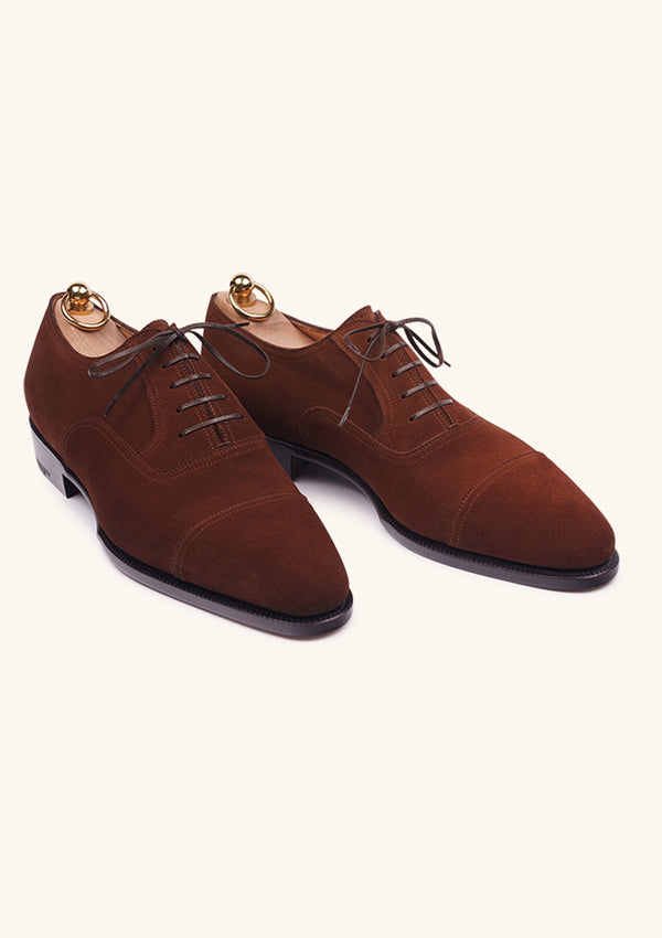 Brown Cap toe Oxfords