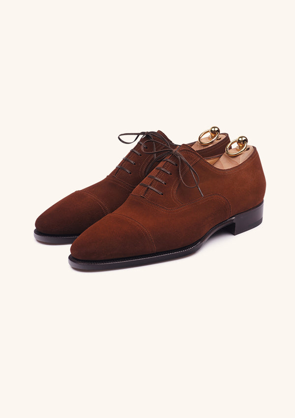 Brown Cap toe Oxfords