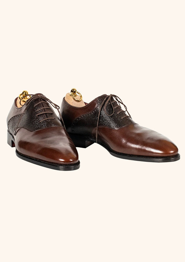 Dark Brown Saddle Oxford