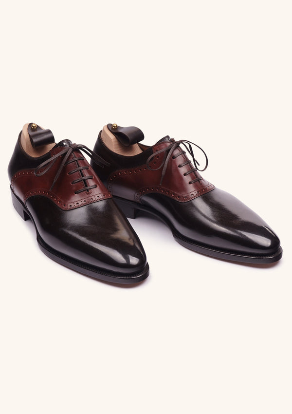 Dark Brown Saddle Oxfords