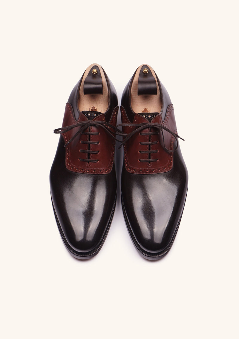 Dark Brown Saddle Oxfords