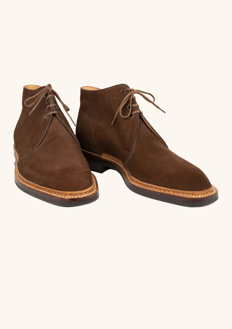 Chocolate Brown Suede Chukka Boots