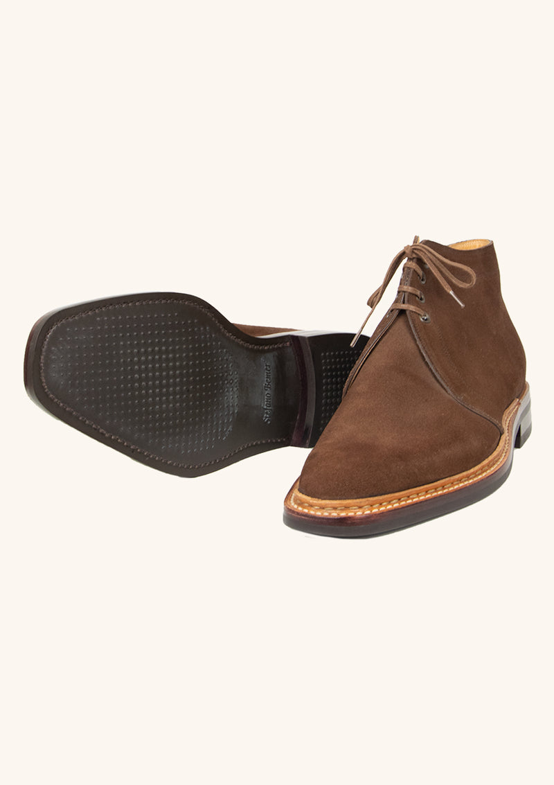 Chocolate Brown Suede Chukka Boots