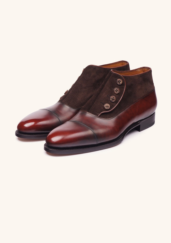 Brown Victorian Button Boots