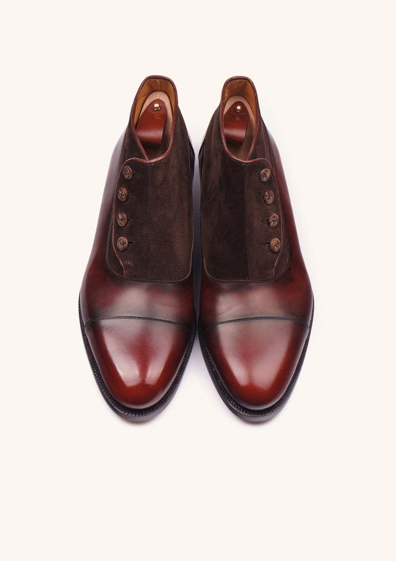 Brown Victorian Button Boots