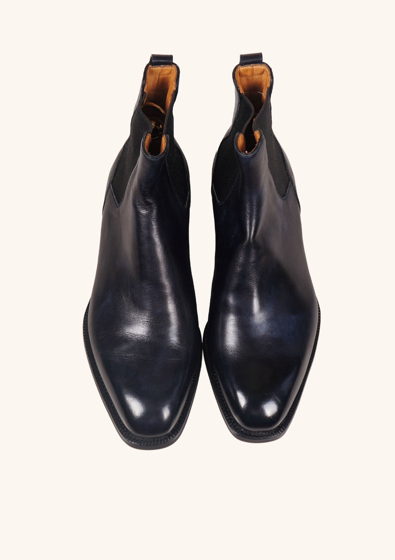 Blue Chelsea Boots