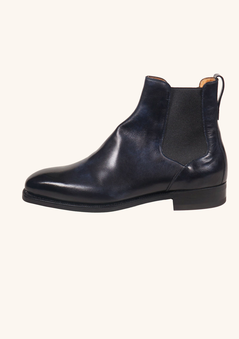 Blue Chelsea Boots