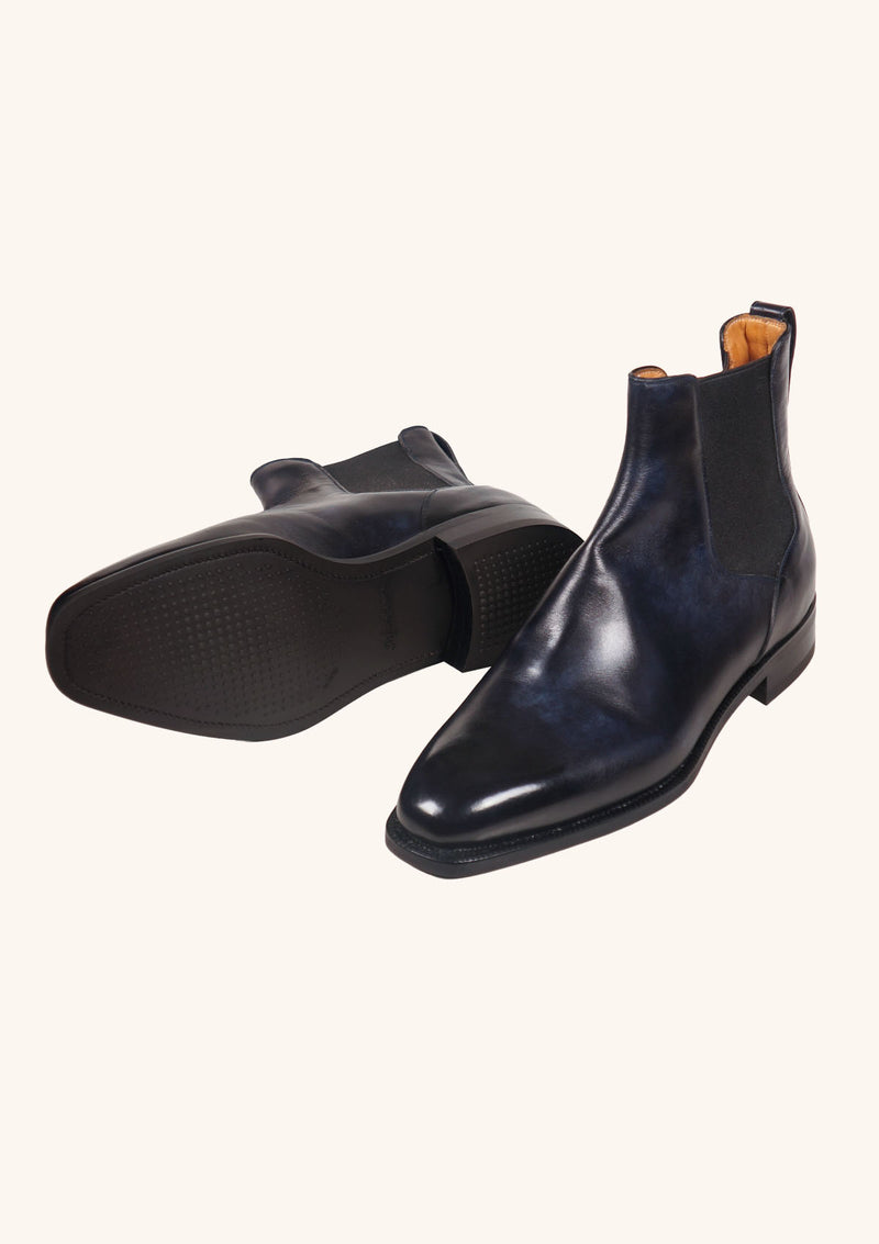 Blue Chelsea Boots