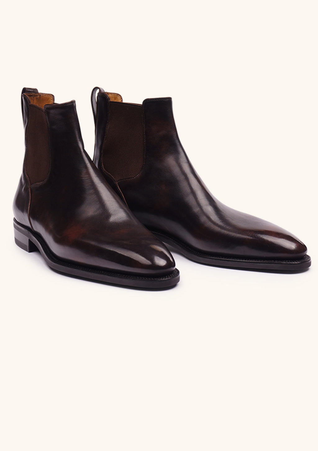 Brown Chelsea Boots in Italian Museum Calf | Stefano Bemer Brown Chelsea Boots in Italian Museum Calf | Stefano Bemer