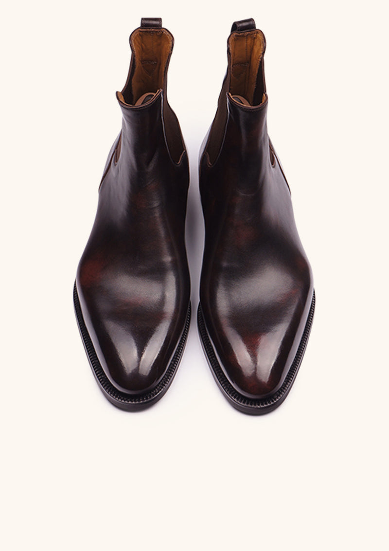 Brown Chelsea Boots in Italian Museum Calf