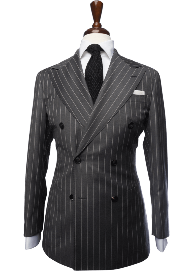 Charcoal Grey Pinstripe Suit – Stefano Bemer