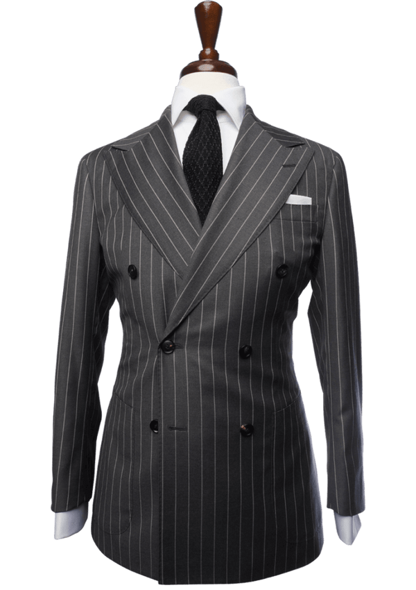 Charcoal Grey Pinstripe Suit