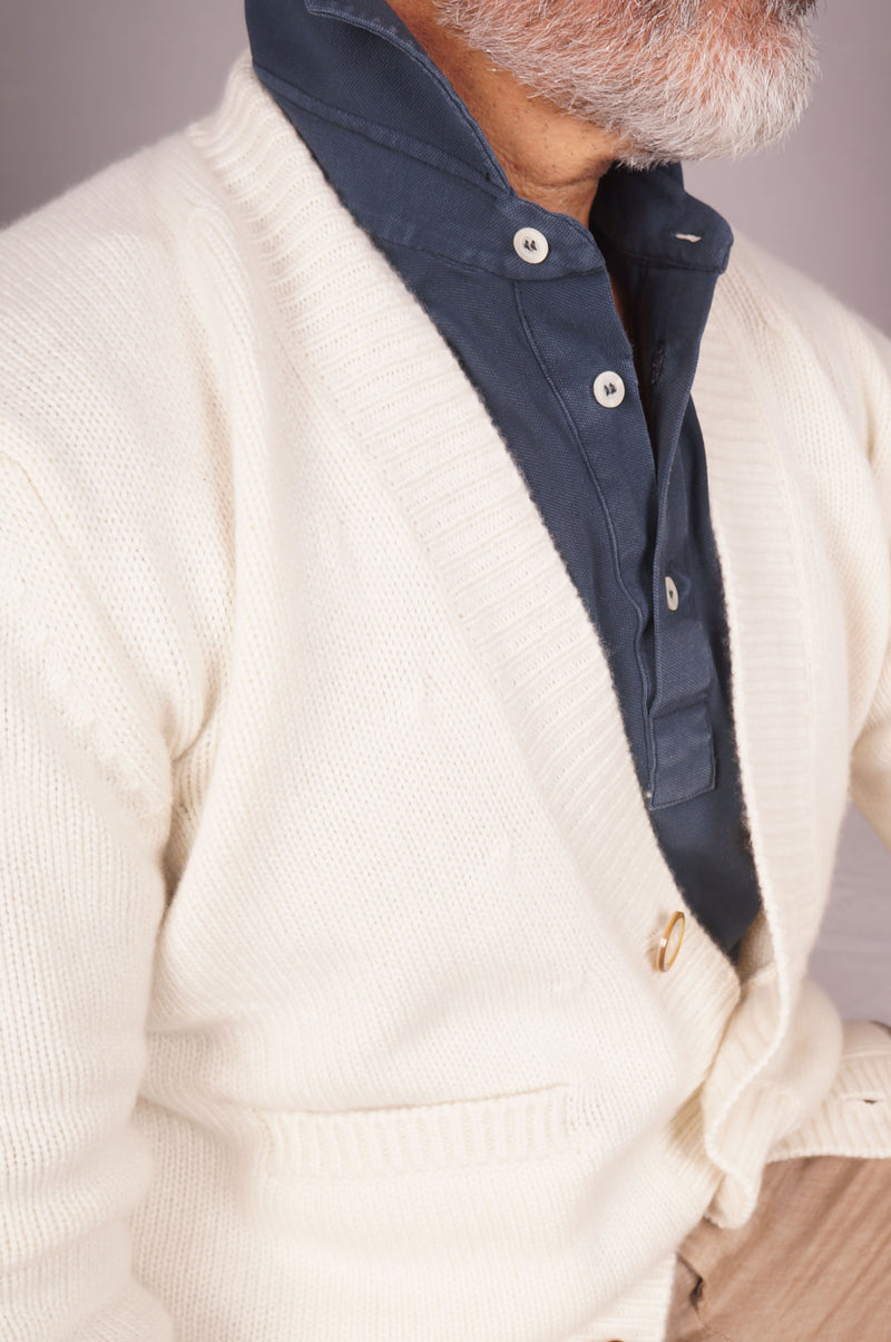 Cream Cashmere Cardigan