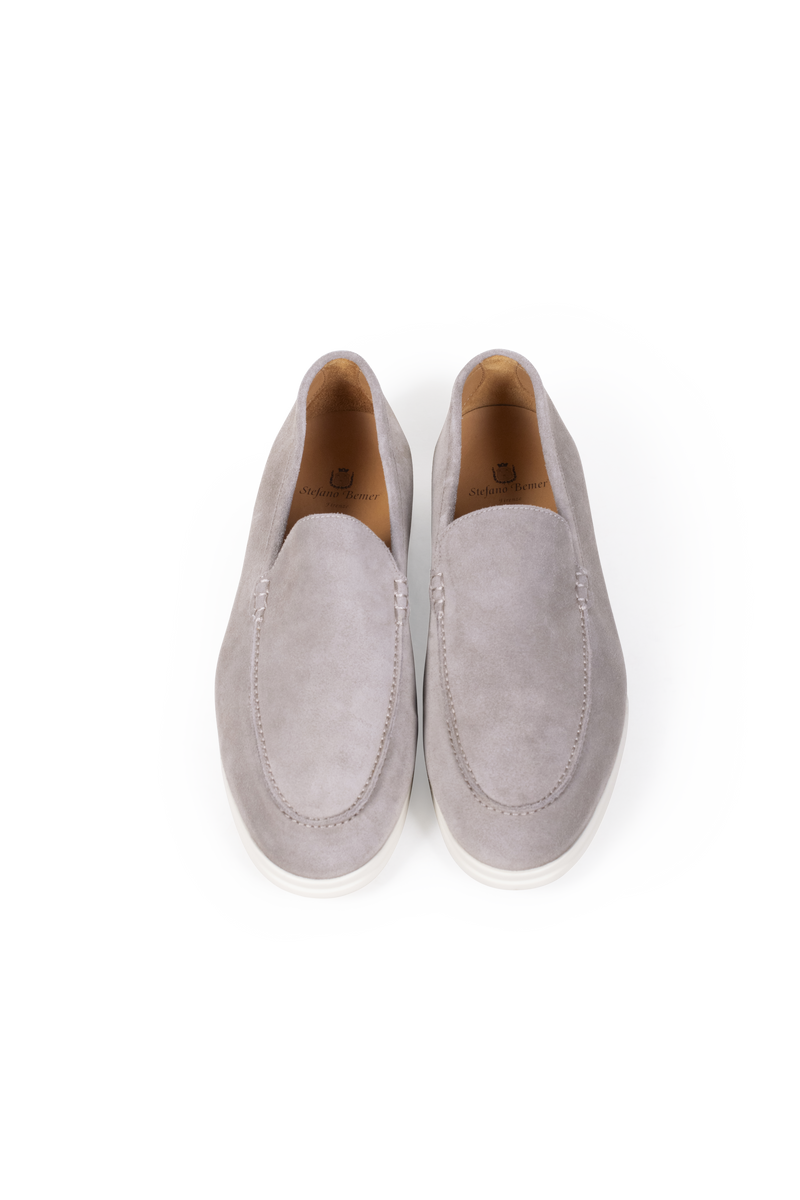 Taupe Kudu Reverse Stefano Bemer Walk Loafers