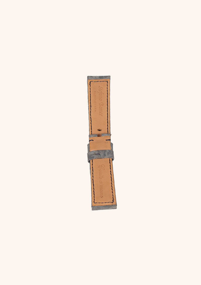 Grey Elephant Leather Watchstrap