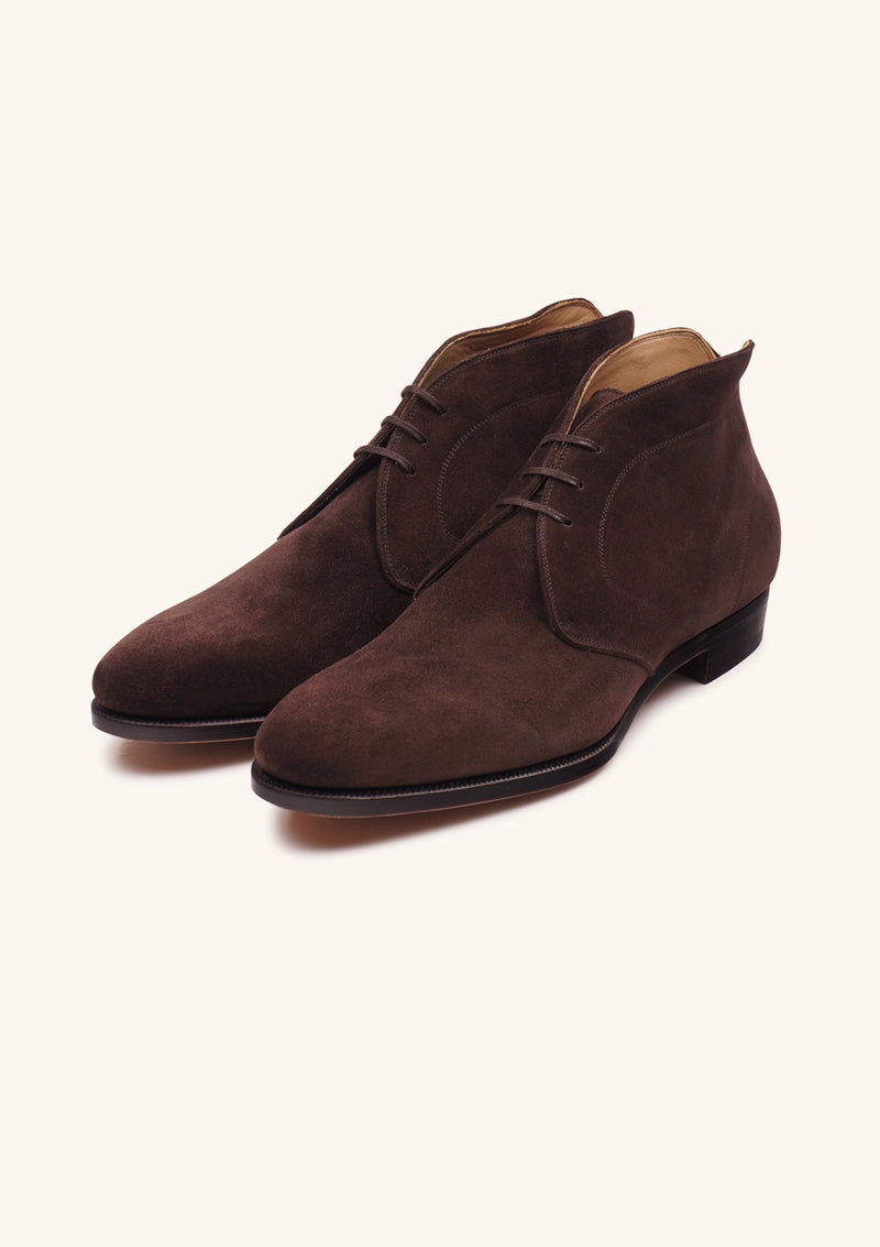 Dark Brown Chukka Boot in French suede | Stefano Bemer Dark Brown Chukka Boot in French suede | Stefano Bemer