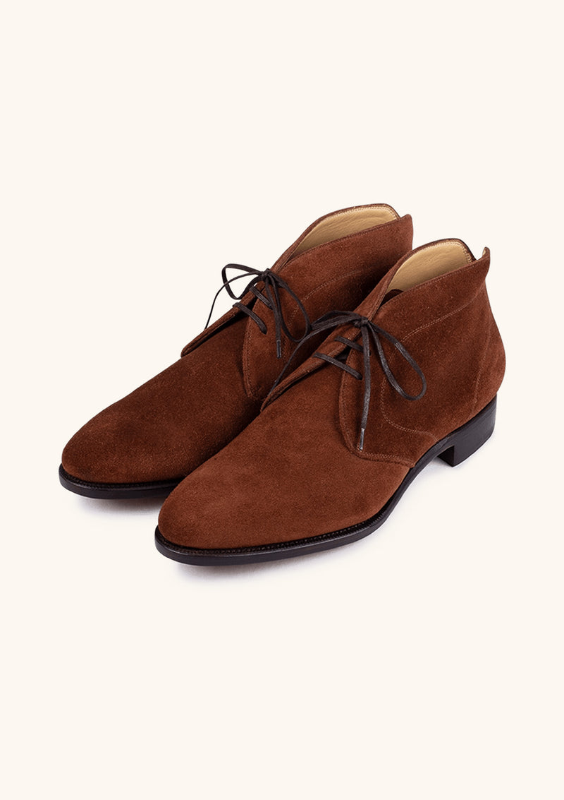 Polo Brown Suede Chukka Boots with Rubber Sole