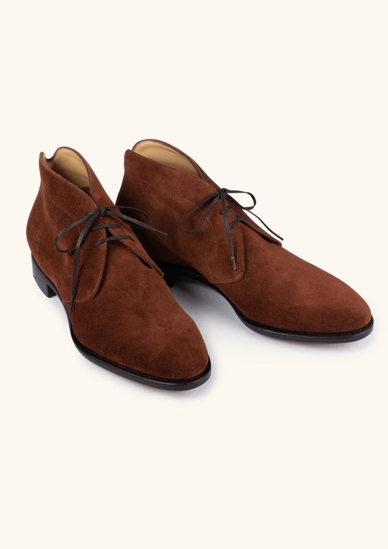 Polo Brown Suede Chukka Boots with Rubber Sole
