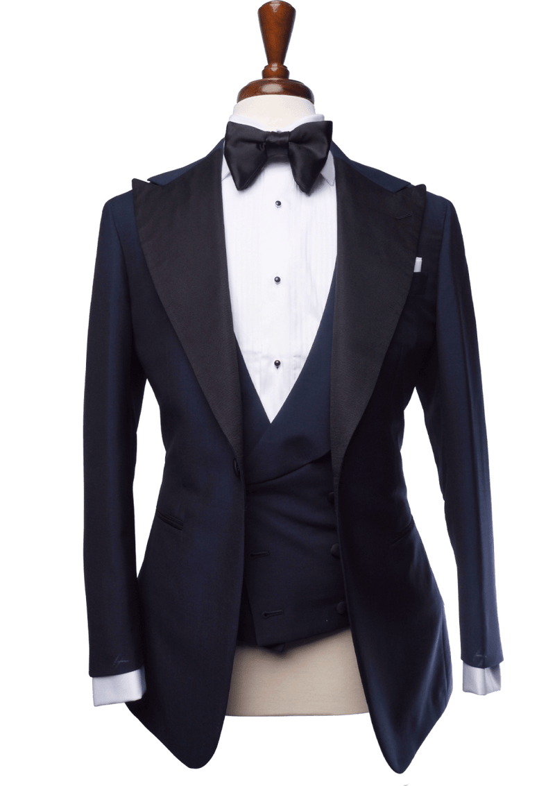 Navy Blue Tuxedo Waistcoat
