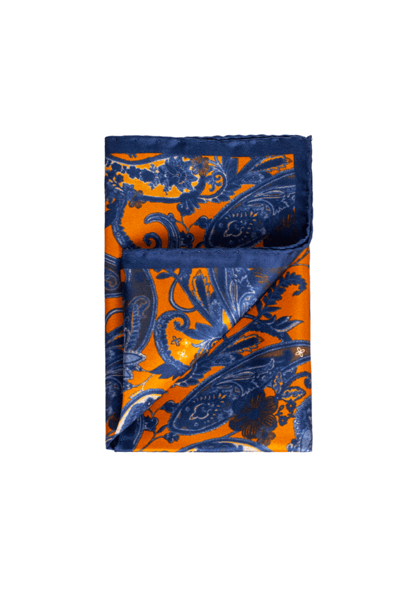 Paisley Floral Pattern Pocket Square