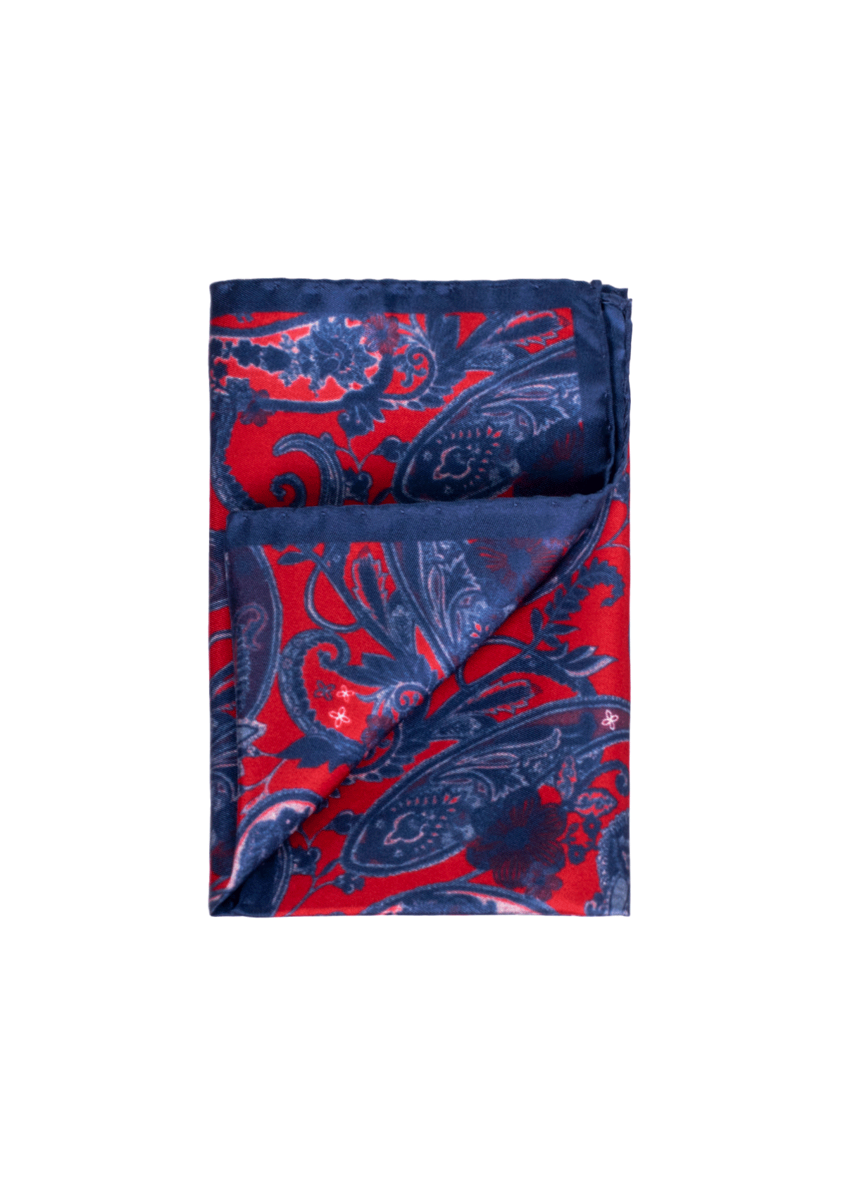 Paisley Floral Pattern Pocket Square