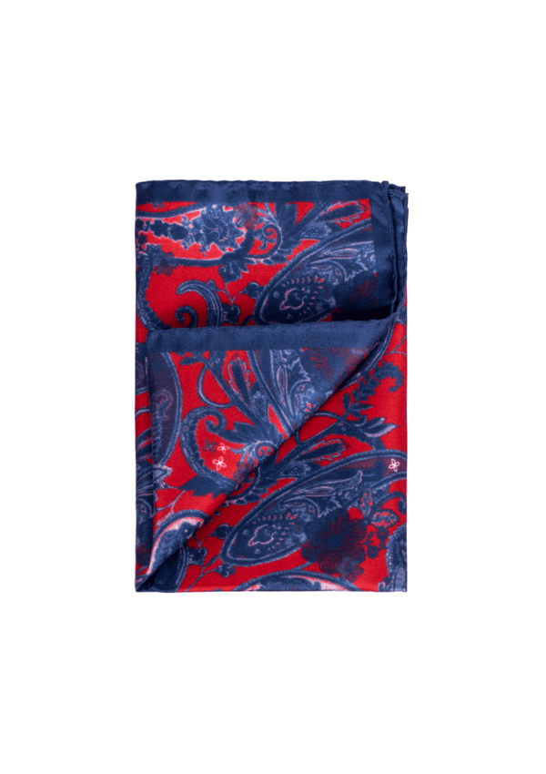 Paisley Floral Pattern Pocket Square