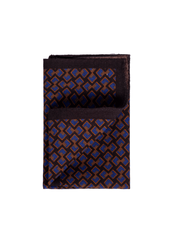 Interlocking Diamond Pattern Pocket Square