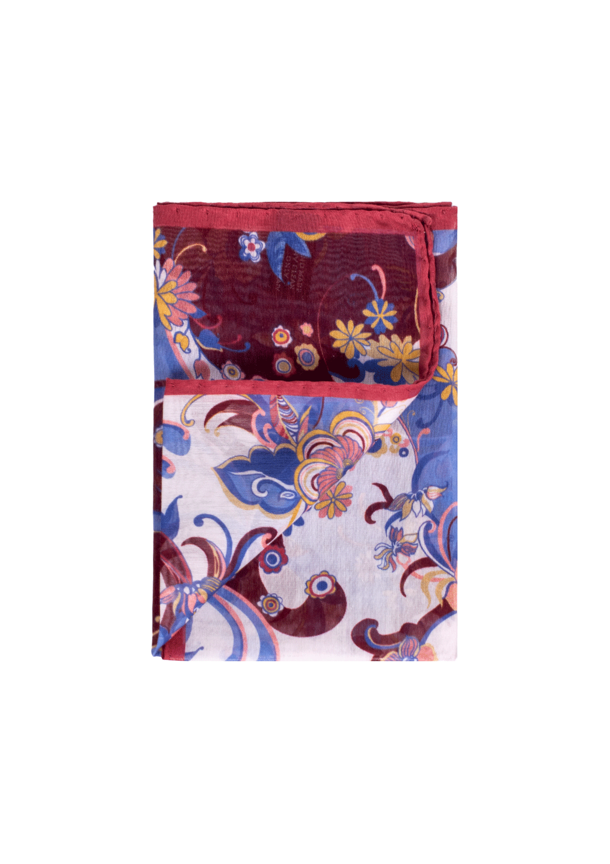 Floral Abstract Pocket Square