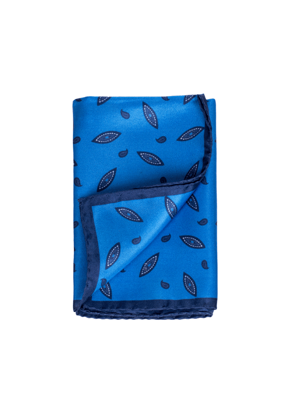 Leaf Print Pocket Square