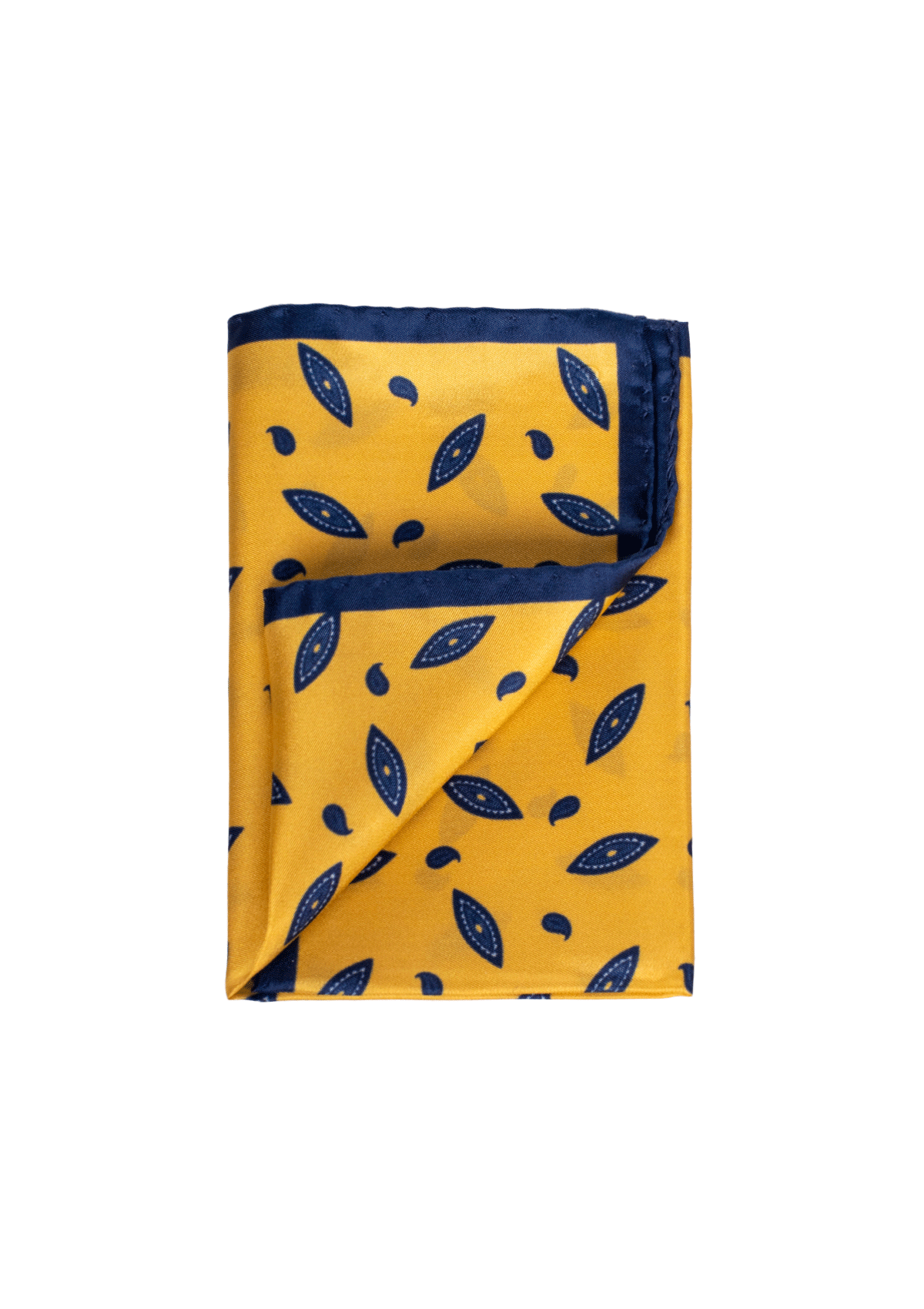 Leaf Print Pocket Square