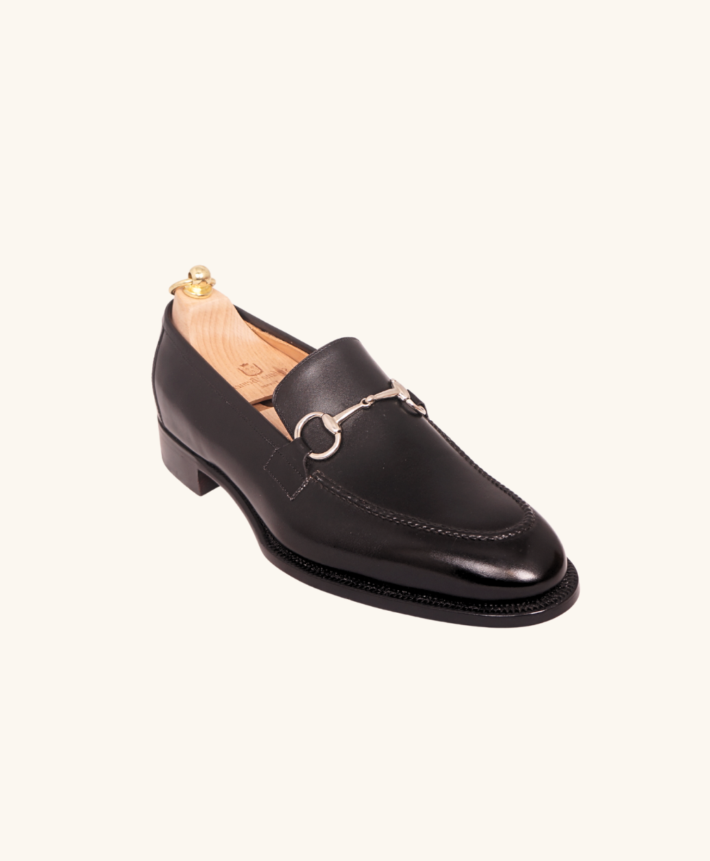 Black Horsebit Loafers