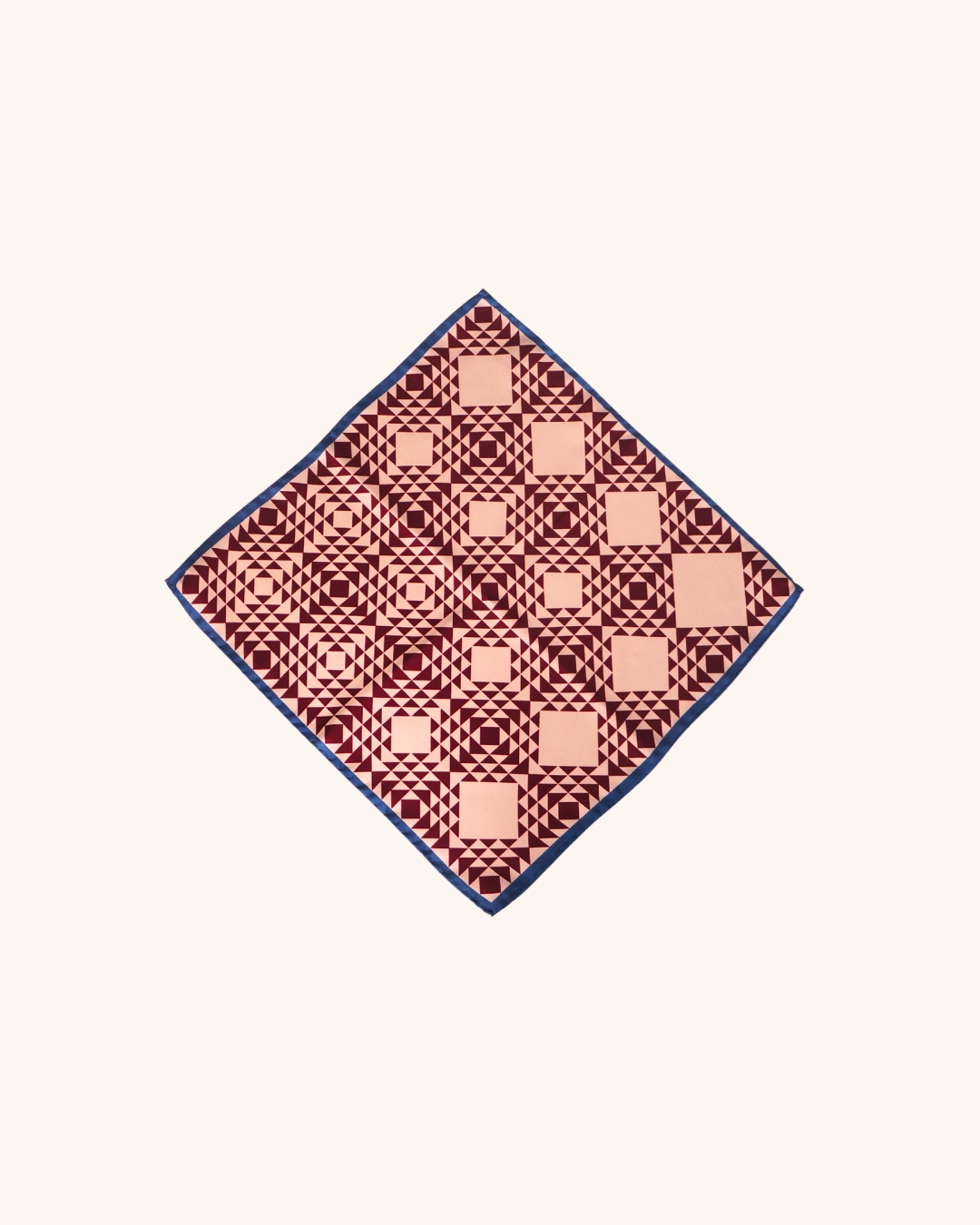 Geometric Print Pocket Square