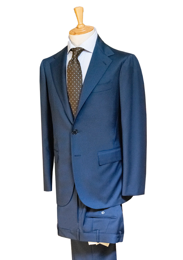 Blue Wool Suit