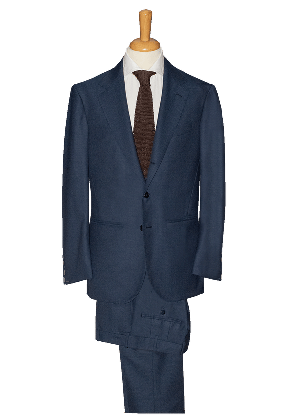 Blue Wool Verbatim Suit