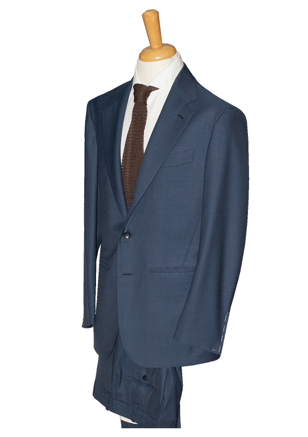 Blue Wool Verbatim Suit