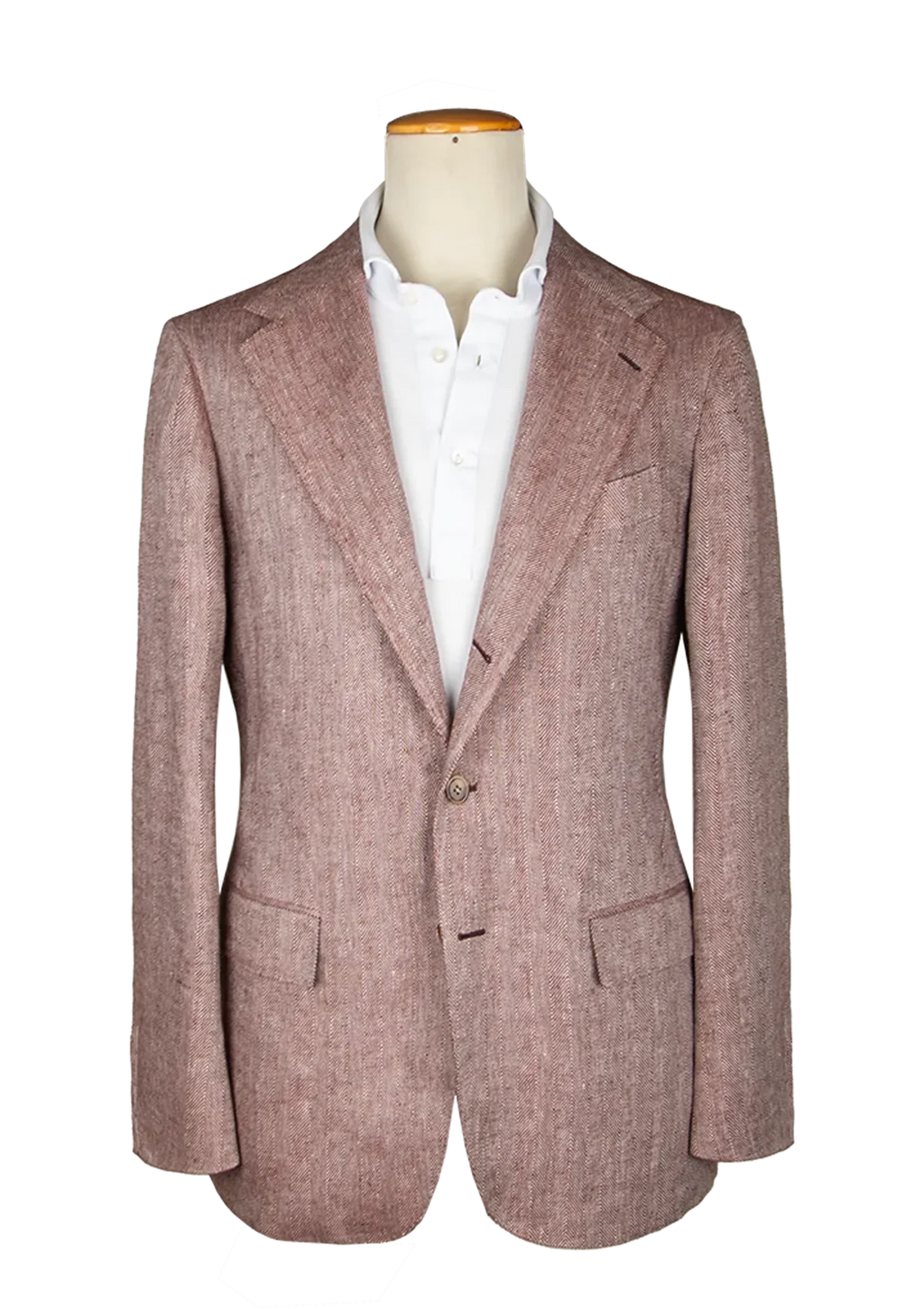 ジャケット・アウター ARMEN LINEN HERRINBONE WORK COAT Work Jacket (Clay Wool Linen Herringbone) - Stoffa