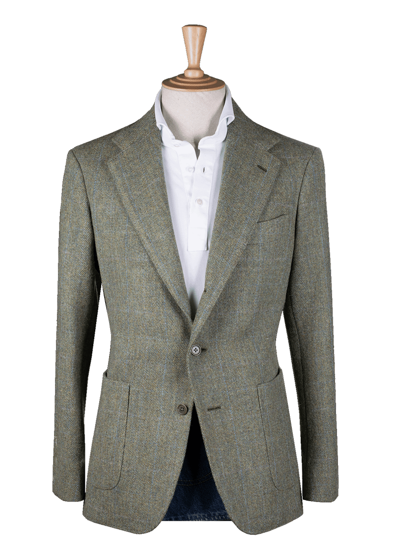 Green Unstructured Shetland Jacket