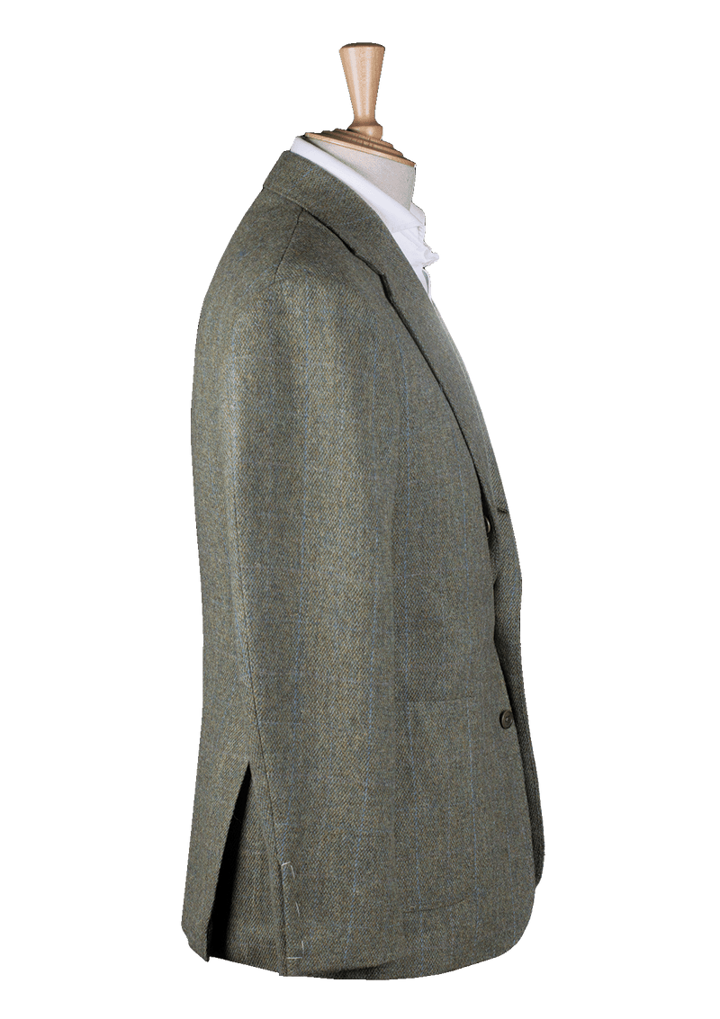 Green Unstructured Shetland Jacket