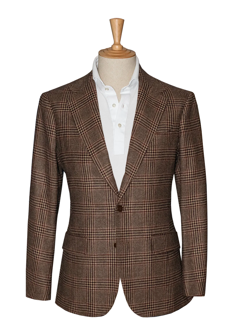 Brown Prince of Wales Jacket