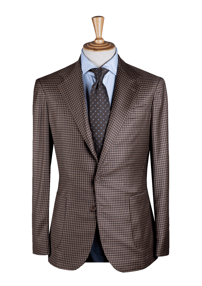 Checkered Brown Jacket