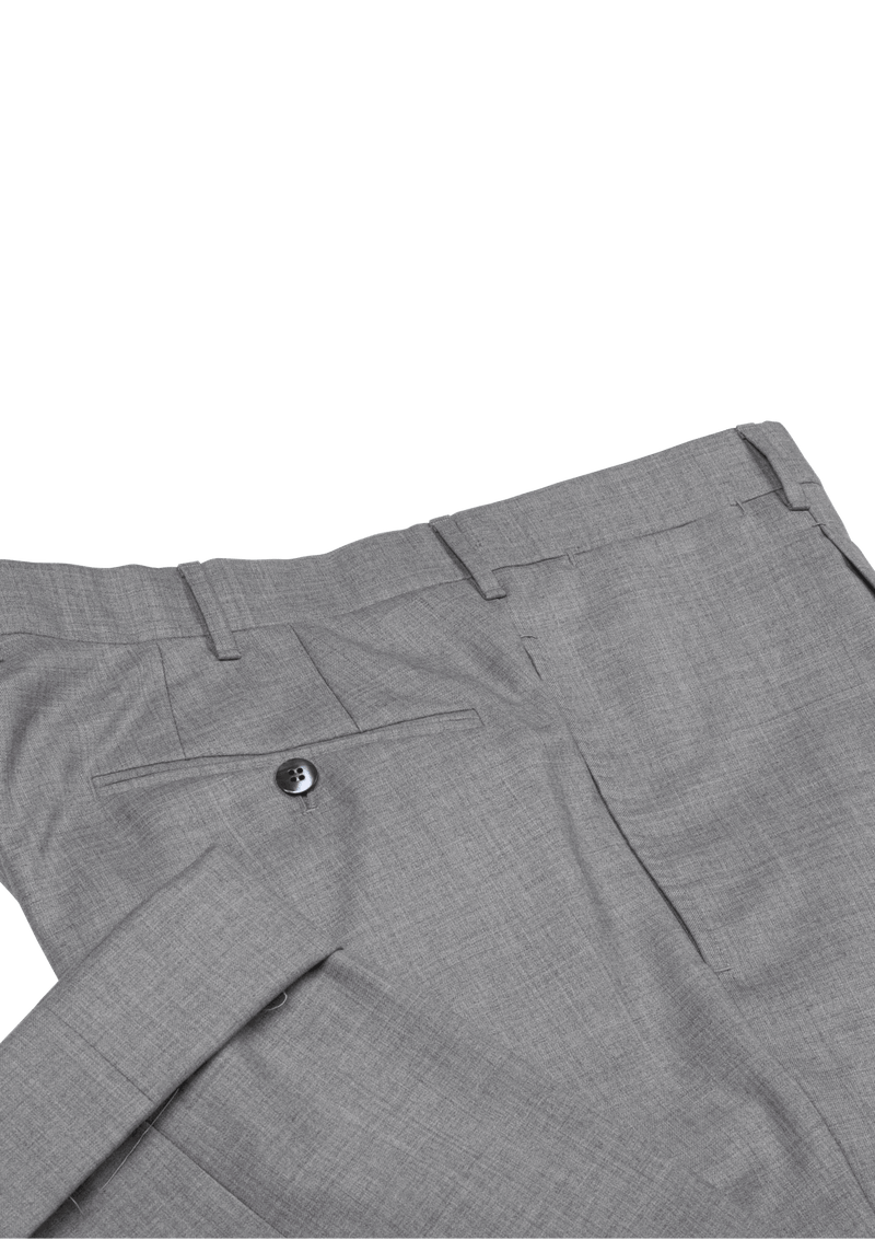 Grey skinny fit twill suit trousers | River Island