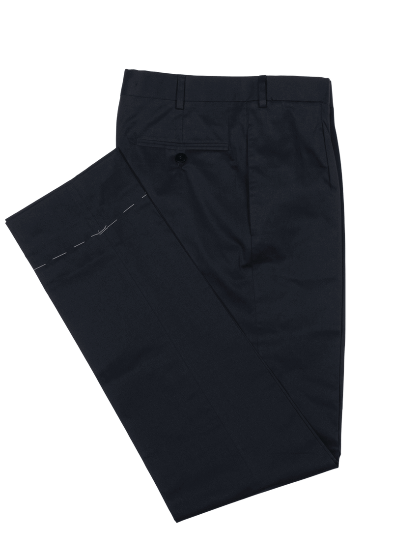 Navy Blue Cotton Trousers