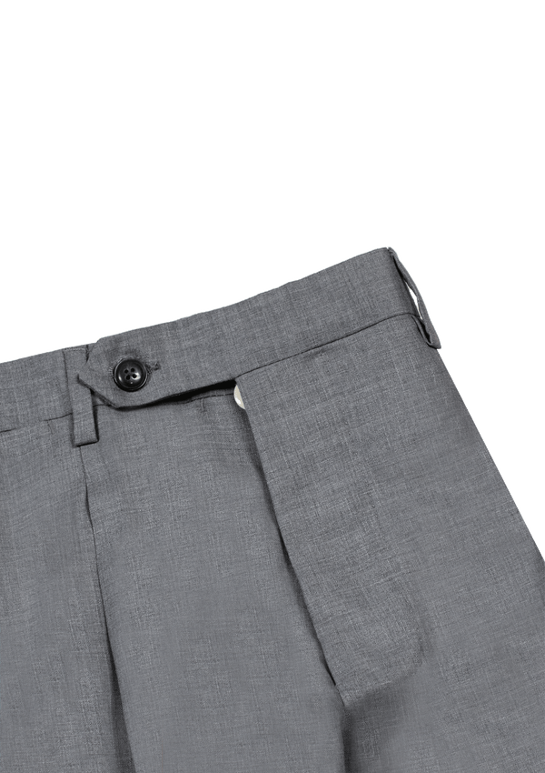 Medium Grey Wool Trousers