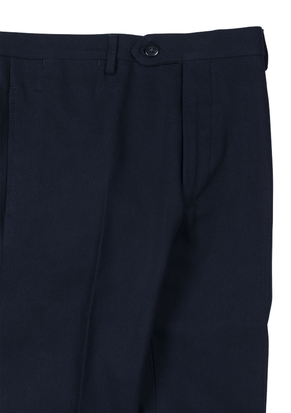 Blue Fustagno Cotton Trousers