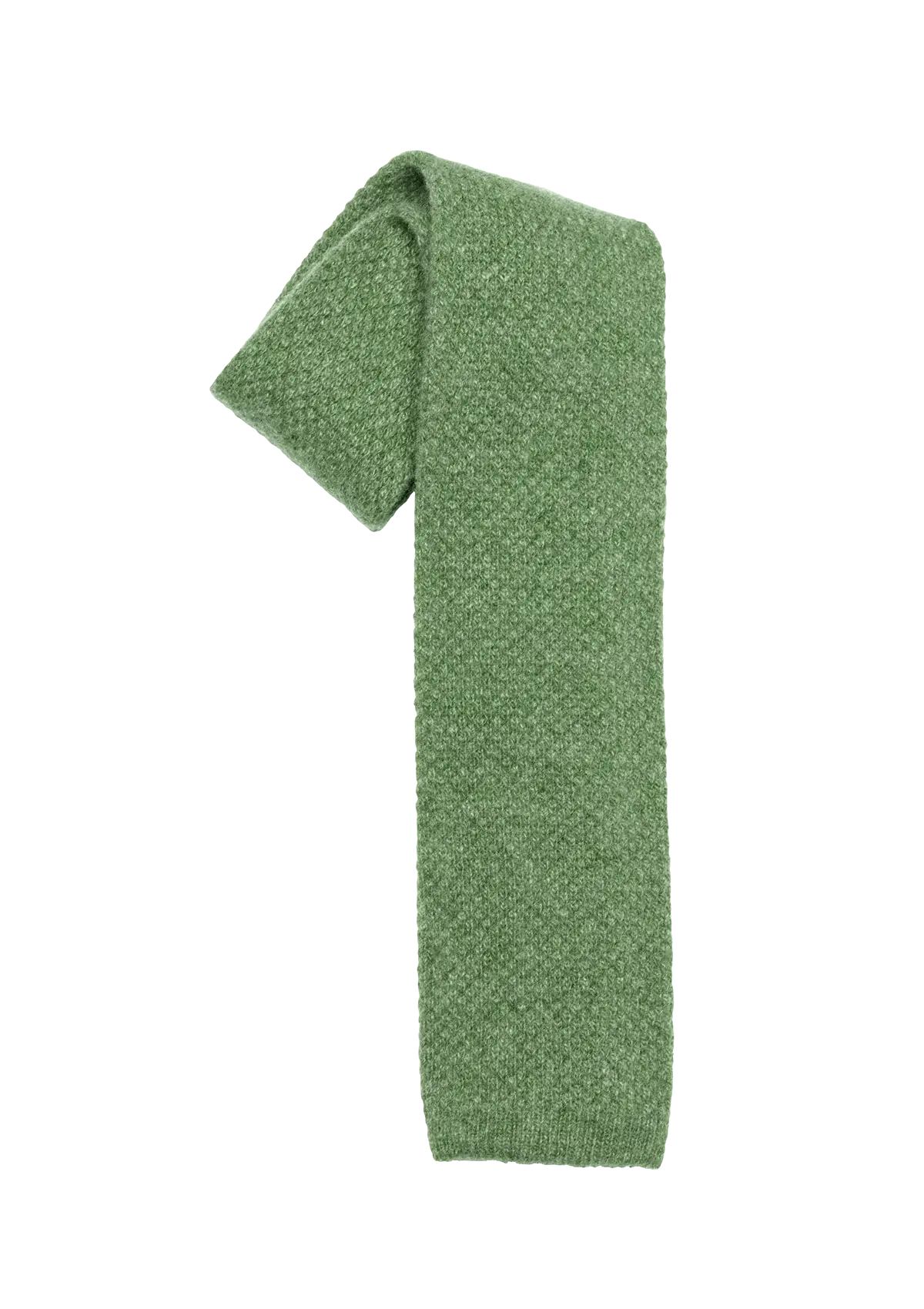 Green Wool Maglia Tie