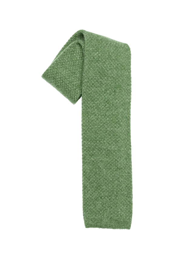 Green Wool Maglia Tie