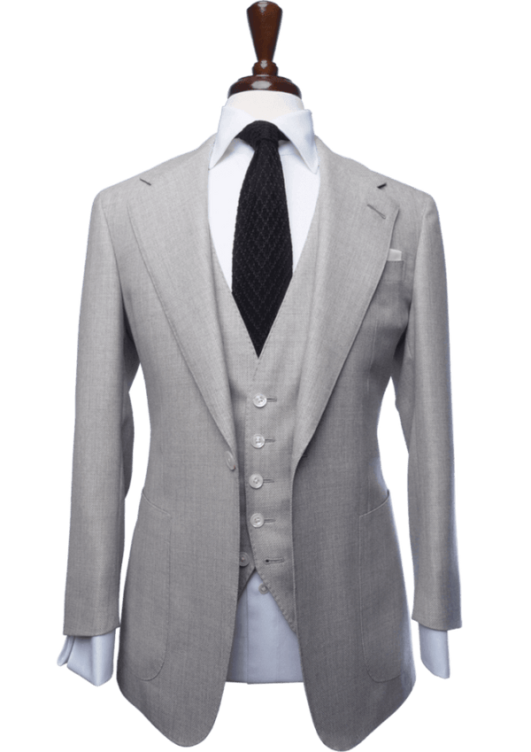 Stone Grey Mesh Suit